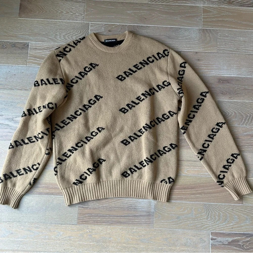 BALENCIAGA all over logo sweater - Picture 2 of 4